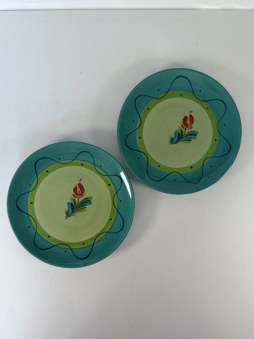 Southern Living at Home  - Gail Pittman Hand-Painted Salad Plates – Provence